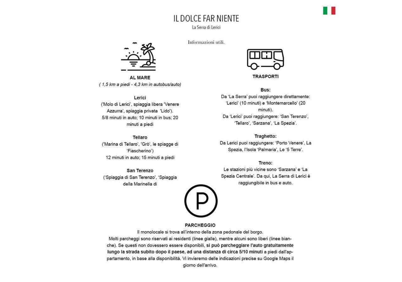 Il Dolce Far Niente, La Serra Di 莱里奇 外观 照片